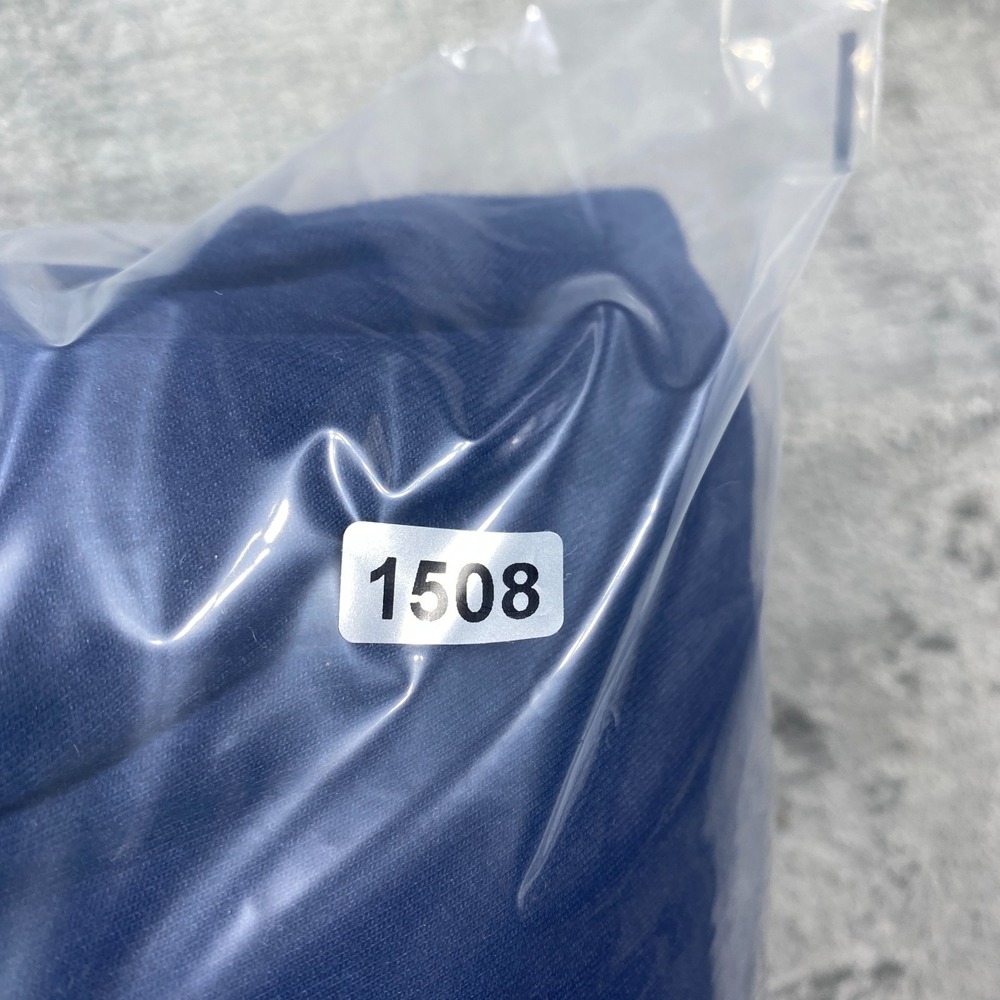 Dude Robe Bath Robe Blue 2XL 3X Cotton Blend Hooded Belt Terry Cloth Long Sleeve - Picture 7 of 7